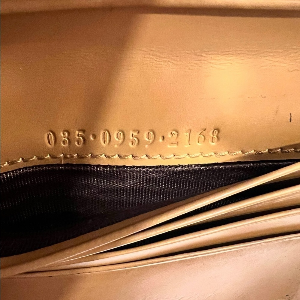 Gucci Jackie Leather Wallet Vintage | Tan Caramel | Rare Hardware - Picture 8 of 15